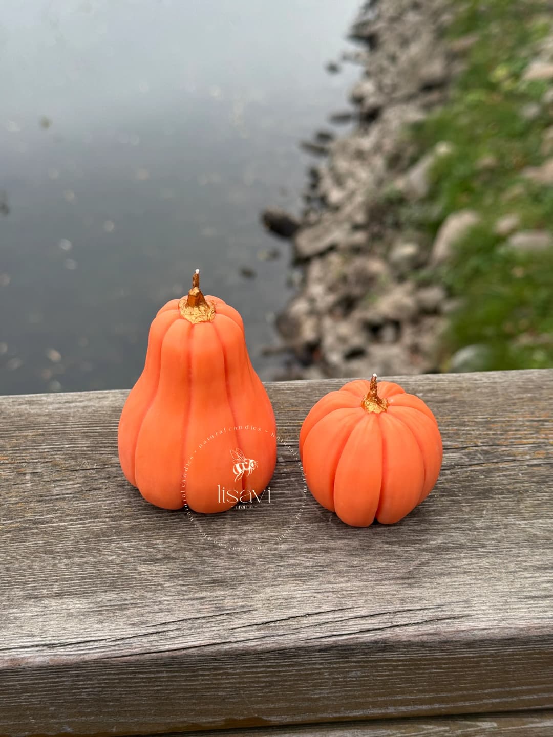 Набор свечей "Тыквы" - Классика Без аромата